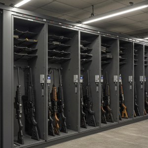 32 - SISTEMA DE ARMAZENAMENTO PARA GUARDA DE ARMA